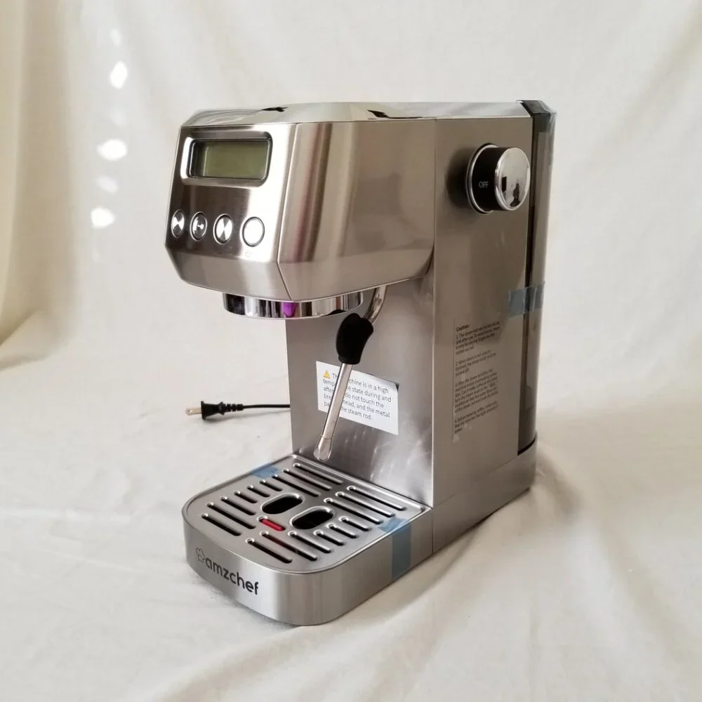 New in Box! Espresso Machine - 20bar, Milk Frother, LCD Control Panel, Adj. Temp - Picture 13 of 16